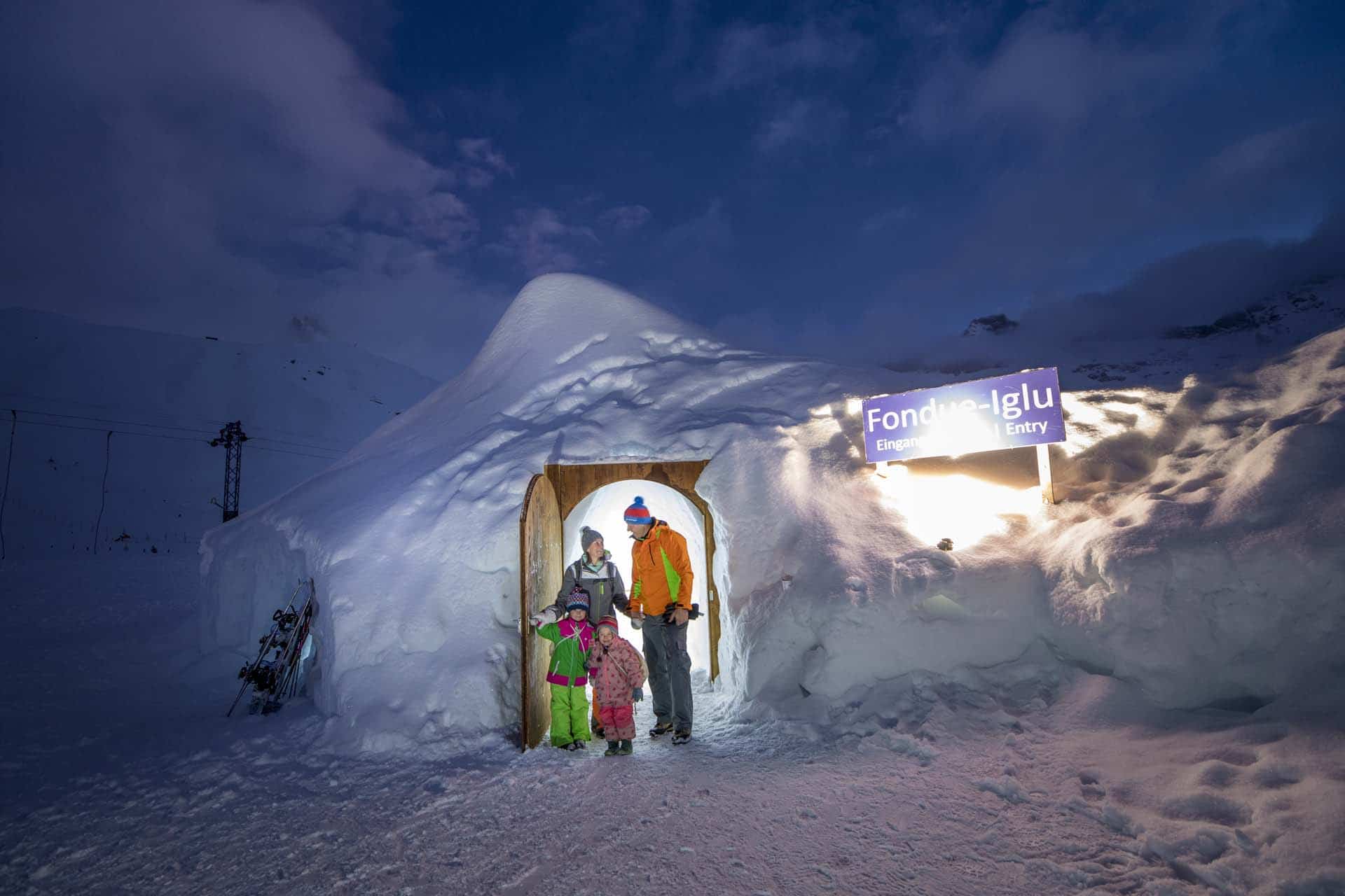 Fondue-Iglu - Engstligenalp