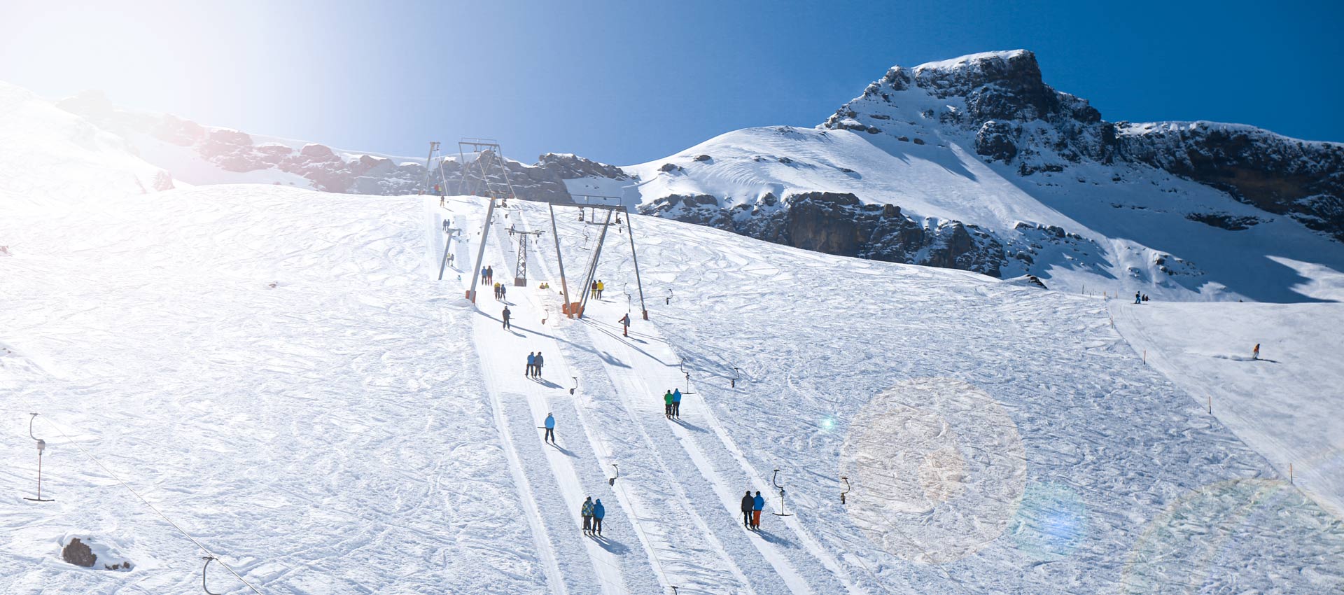 Schneesportgebiete auf der Engstligenalp in Adelboden